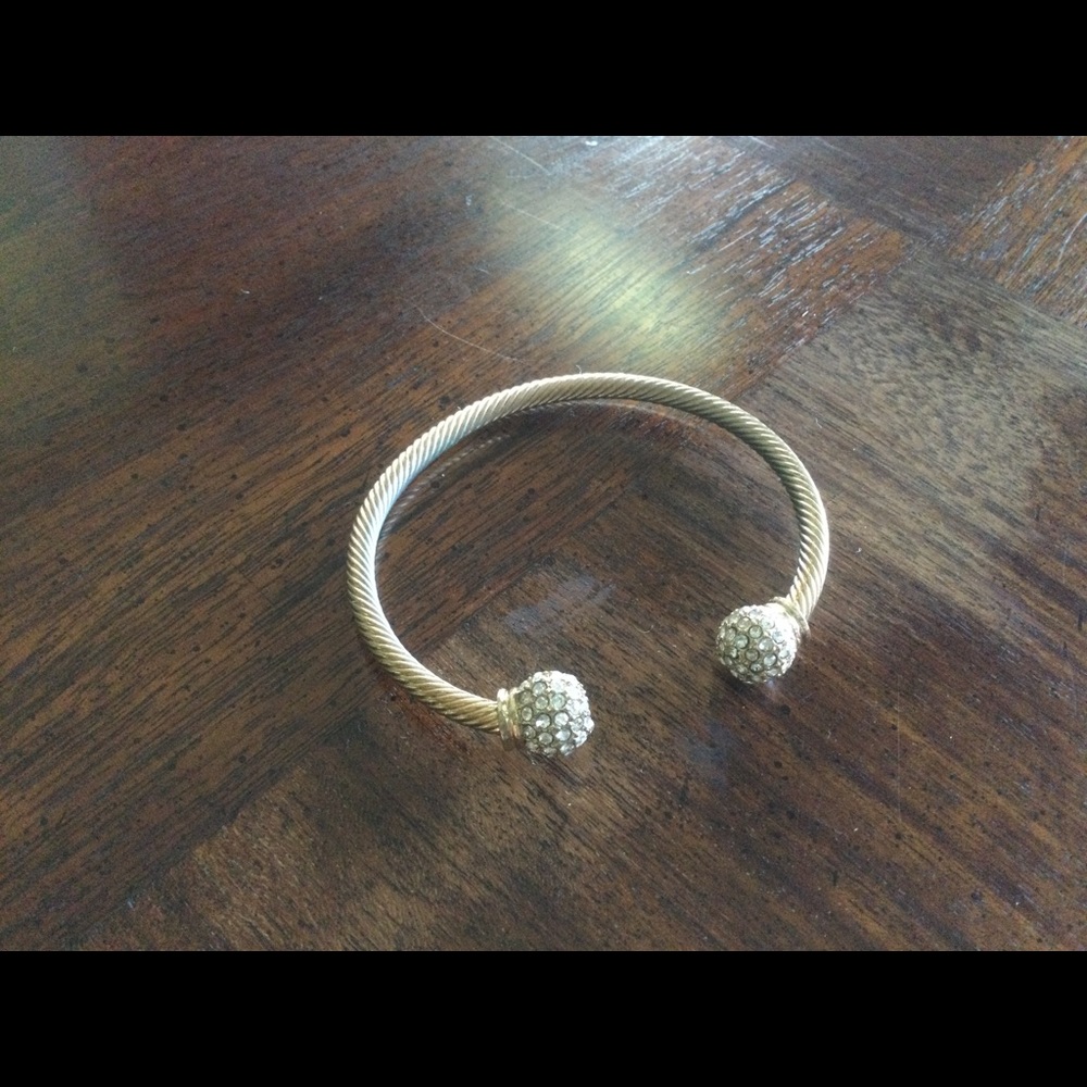 Gold like cuff bracelet